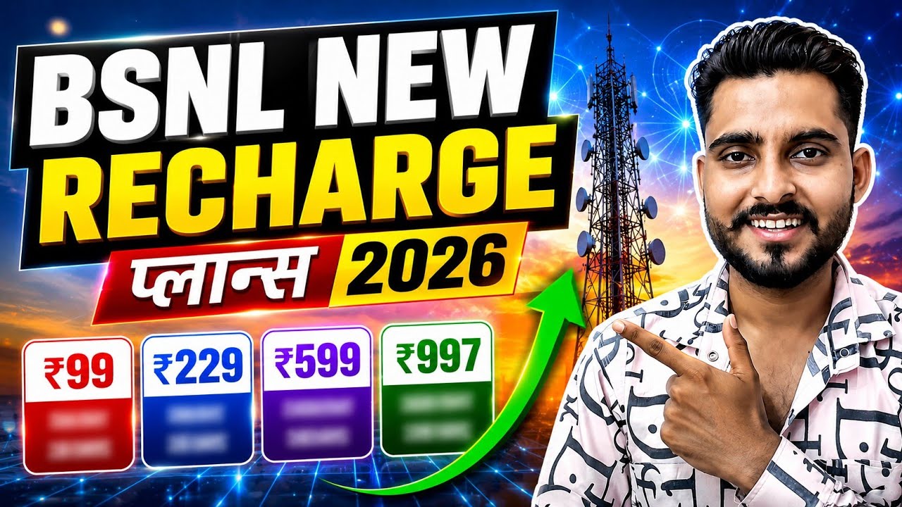BSNL New Recharge Plan 2026 | Best BSNL Recharge Plans, Data & Calling Plans 