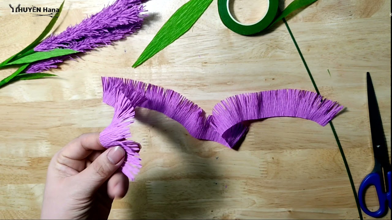 how to make lavender/cách làm hoa oải hương dễ làm mà đẹp ai cũng làm được