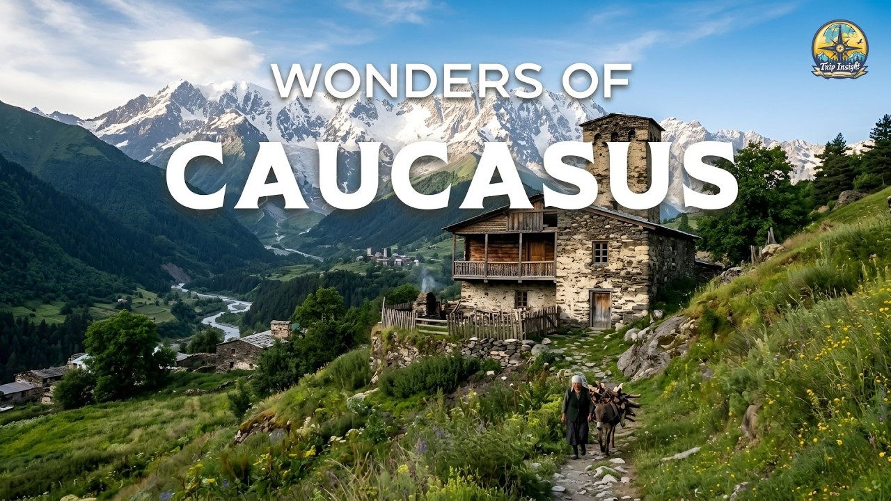 Wonders of Caucasus | The Great Mountain Wall of Eurasia | Travel Video 4K
