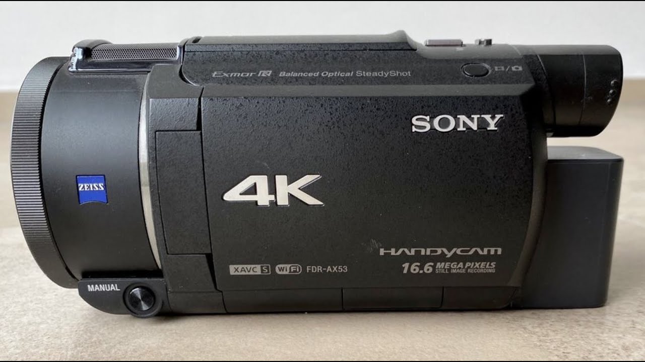 Explication de la  Sony FDR AX53 ( 16 déc 2022 ) je suis aussi sur instagram !