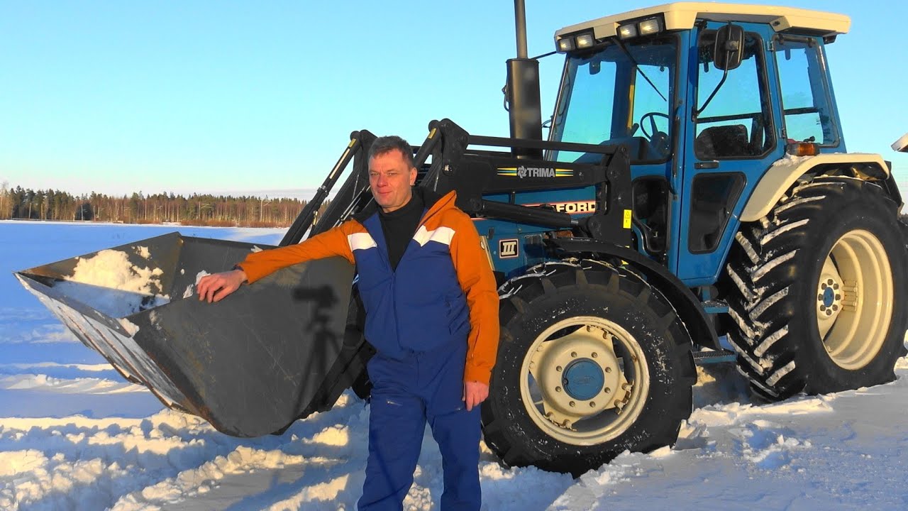 Lumia kauhulla | Ford & Front Loader & Snow