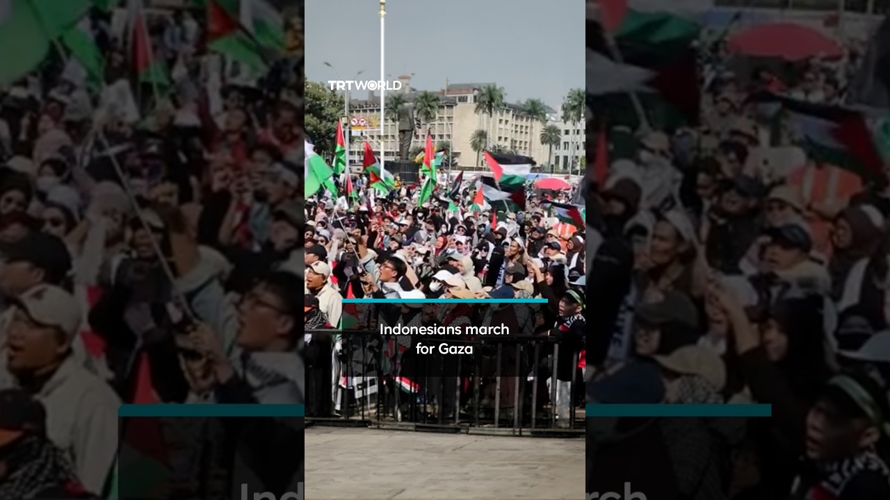 Indonesians urge end to Israeli attacks in Gaza
