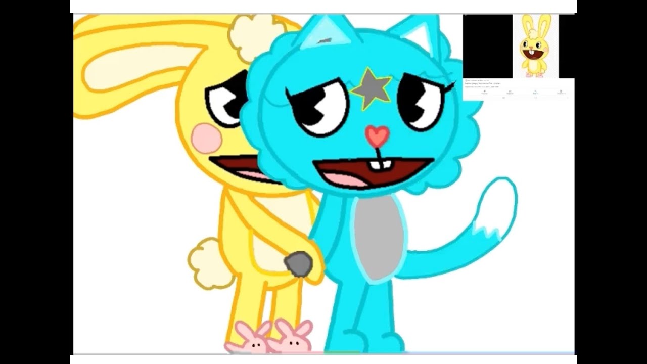 Cuddles HTF And Jade HTF Happy Tree Friends (HTF) Holding Hands/ 8years Old Animator