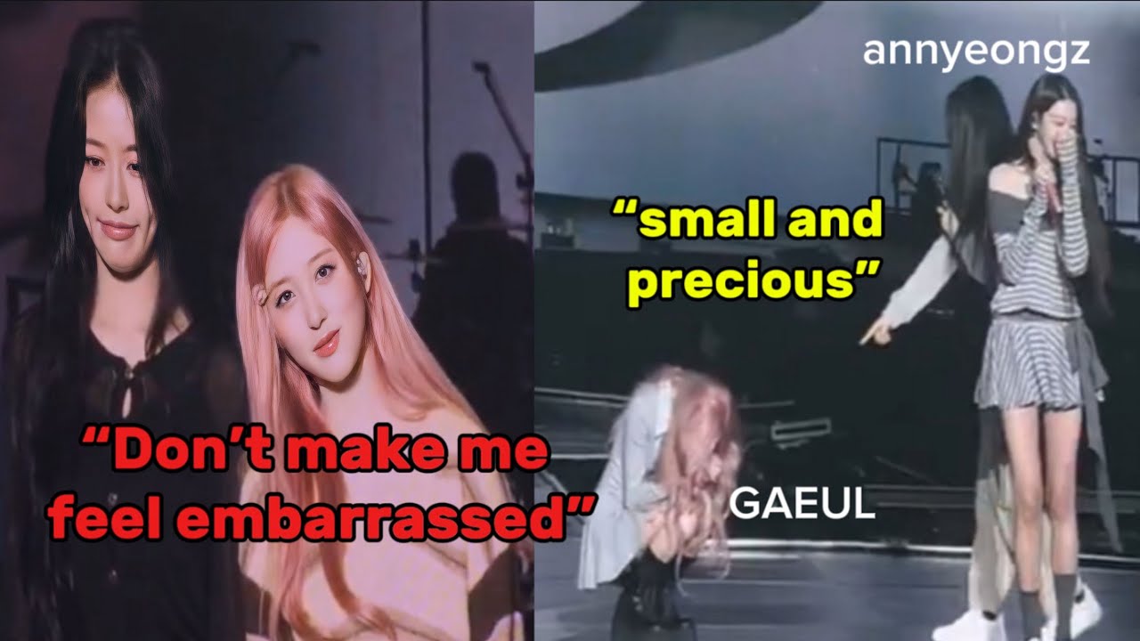 GAEUL about to cry when her IVE members can’t stop teasing her small height AGAIN