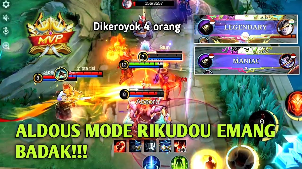 SAMPE DIKEROYOK !! ALDOUS PAKE MODE INI SEKUAT ITU❗Mobile Legends