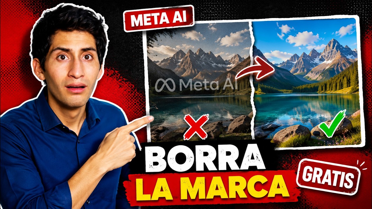 Eliminar Marca de Agua de Meta AI GRATIS | M&eacute;todo F&aacute;cil y R&aacute;pido ✅