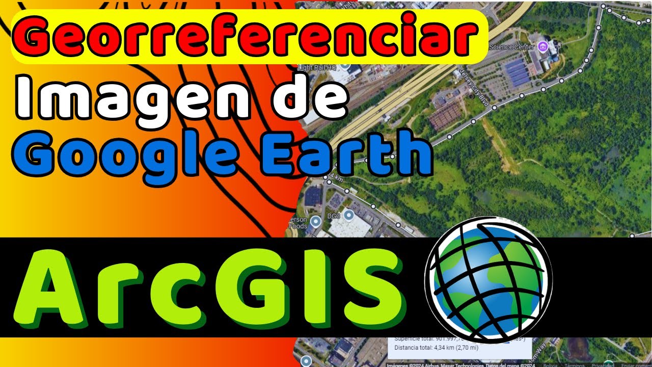 🗺️ Cómo GEOREFERENCIAR IMAGEN de GOOGLE EARTH en ArcGIS Pro 2026 (Puntos Control Fácil) 🚀