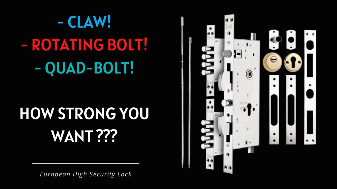 We explain the range of high security locks in Kuching, in 5 minutes.