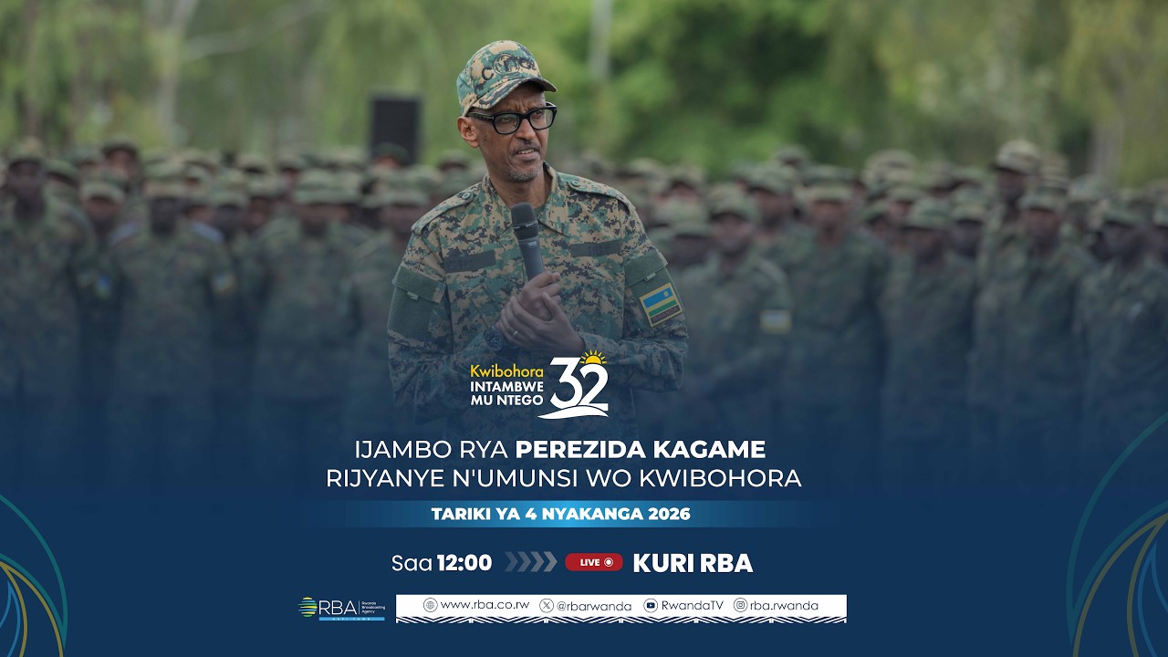 Ijambo rya Perezida Kagame rijyanye n&rsquo;Umunsi wo #Kwibohora32 || Tariki ya 4 Nyakanga 2026