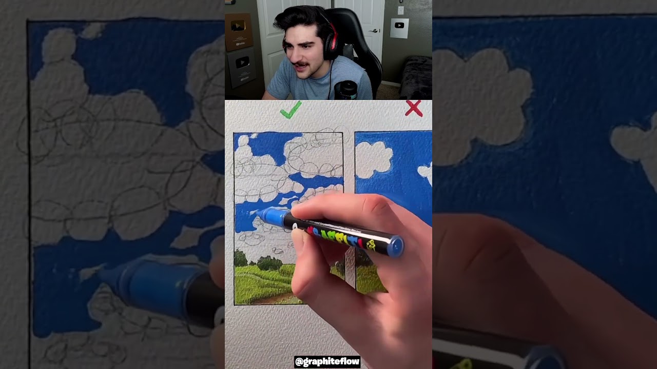 How to Draw Clouds! 🤯