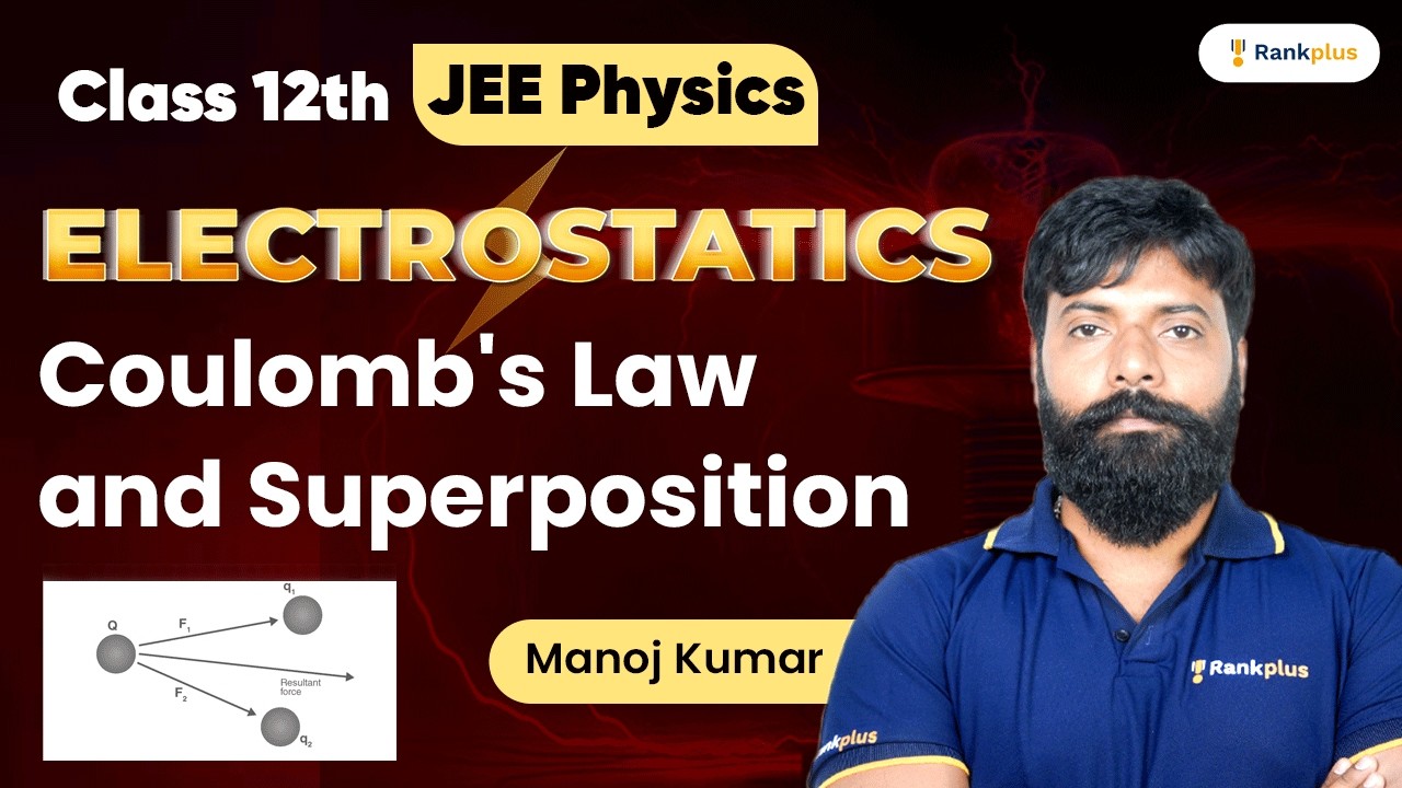Electrostatics | Coulomb's Law and Superposition | Class 12th | JEE Physics | Rankplus