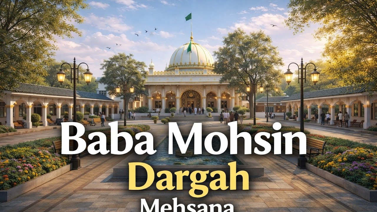 Peaceful ambience from Baba Mohsin Dargah, Dediyasan, Mehsana.This video captures the calm
