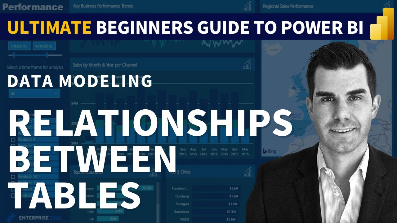 Relationships Between Tables - (1.8) Ultimate Beginners Guide to Power BI 2020