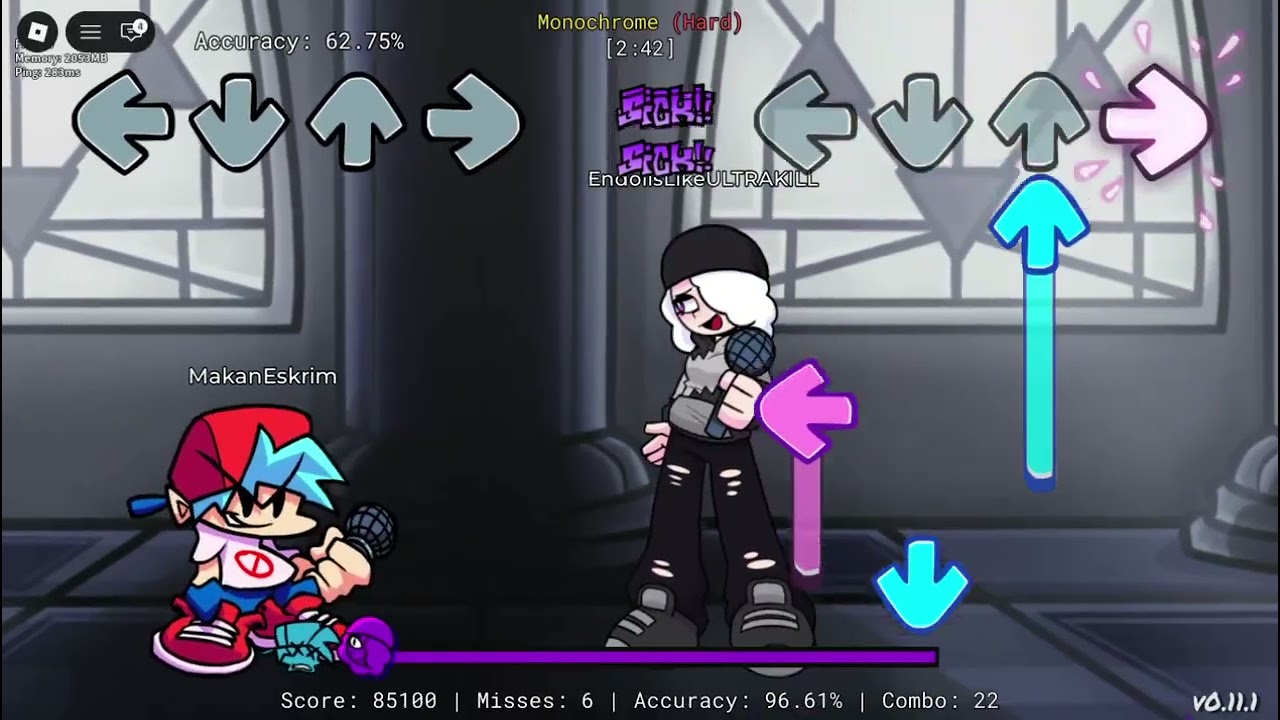 playing with my brother in fnf