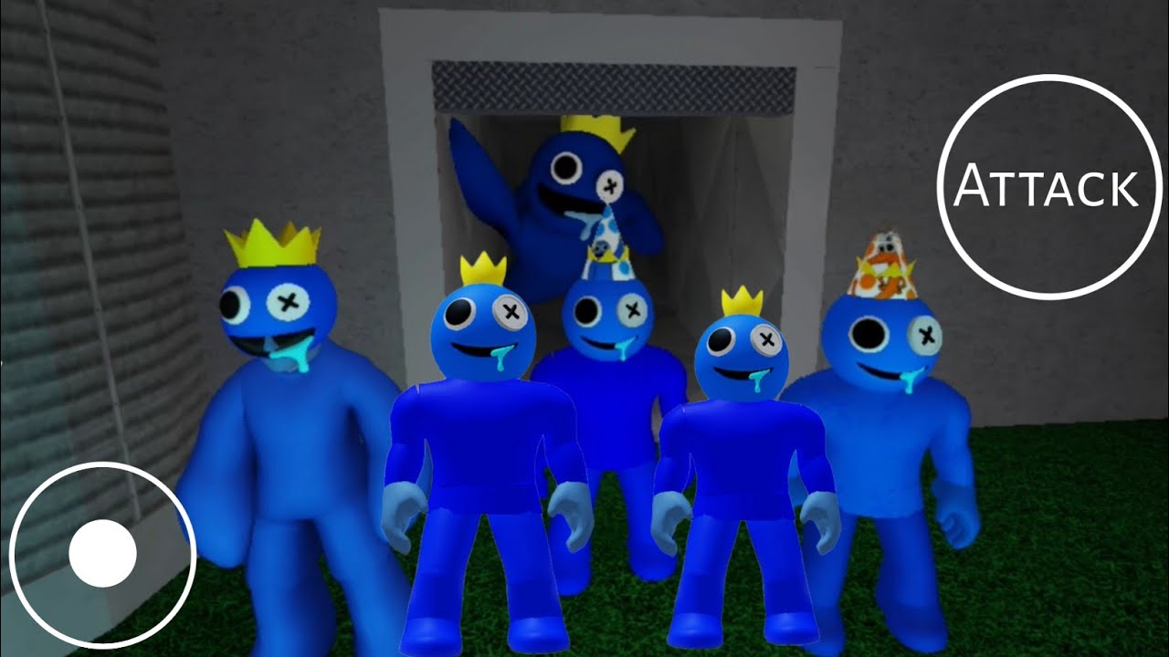 Rainbow Friends Chapter 1 2 Full Gameplay But Everyone Is Blue