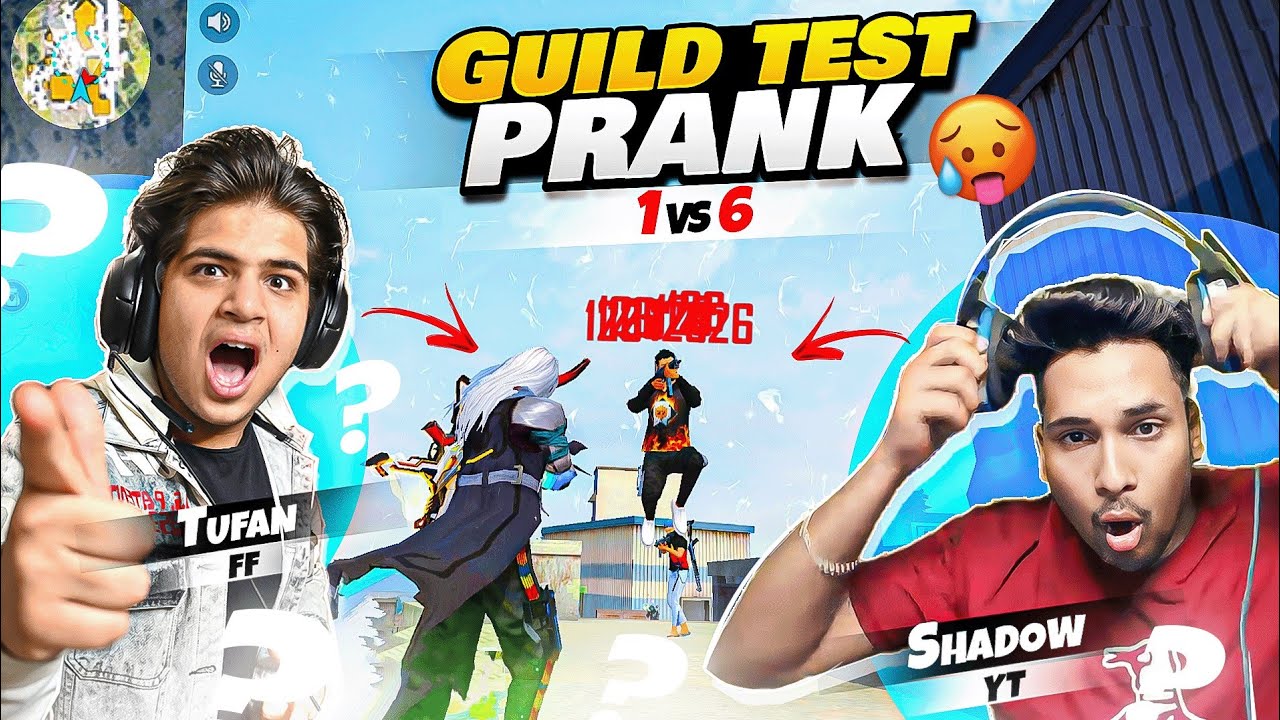 Tufan FF Join New Guild 🥵Guild Test Prank😱😈-Garena Free fire #tufanff