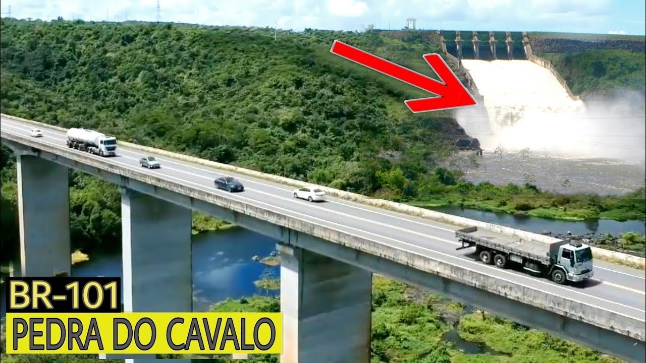 Ponte da represa pedra do cavalo na BR-101 / BAHIA