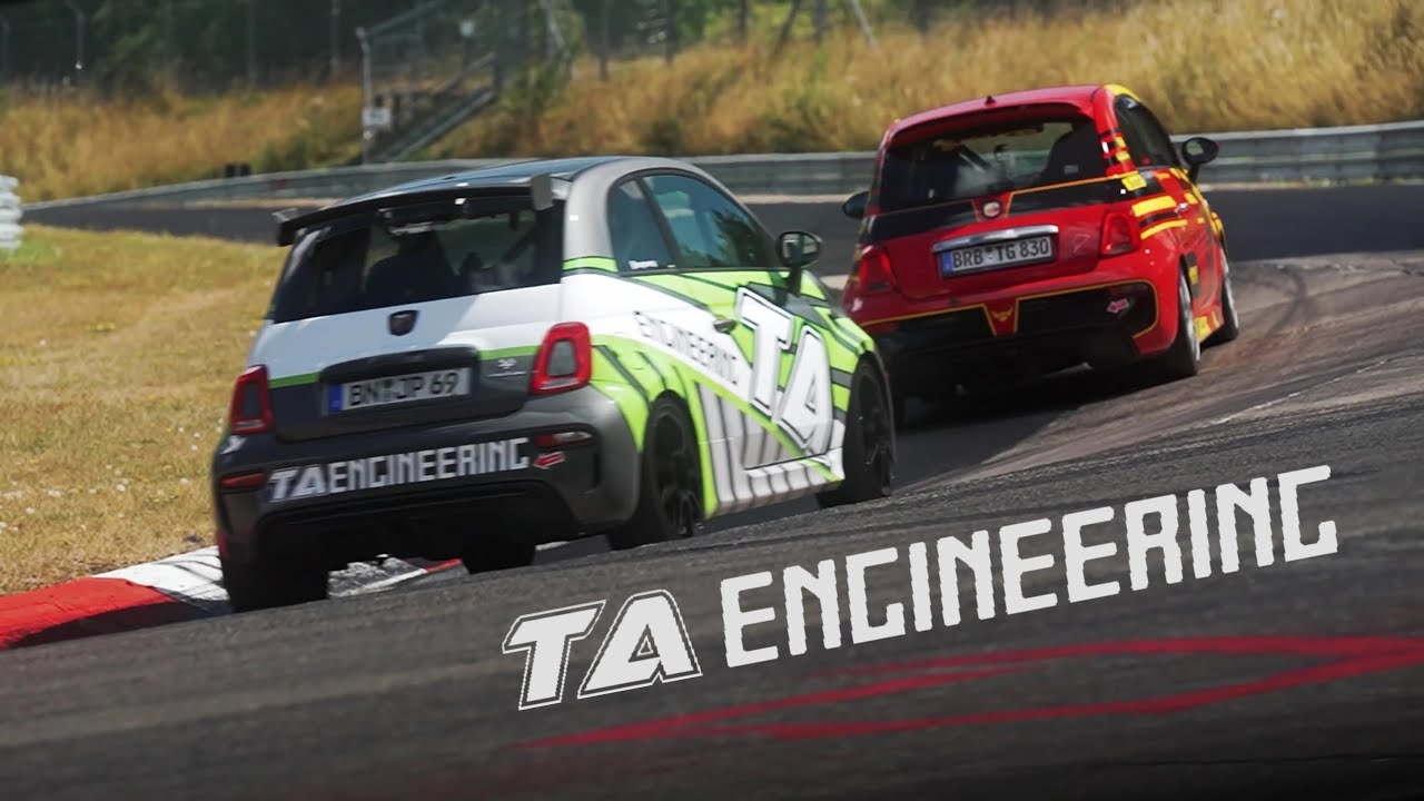 Abarth 595 Tracktool by TA Engineering/ KW Competiton Test Nürburgring Nordschleife BTG