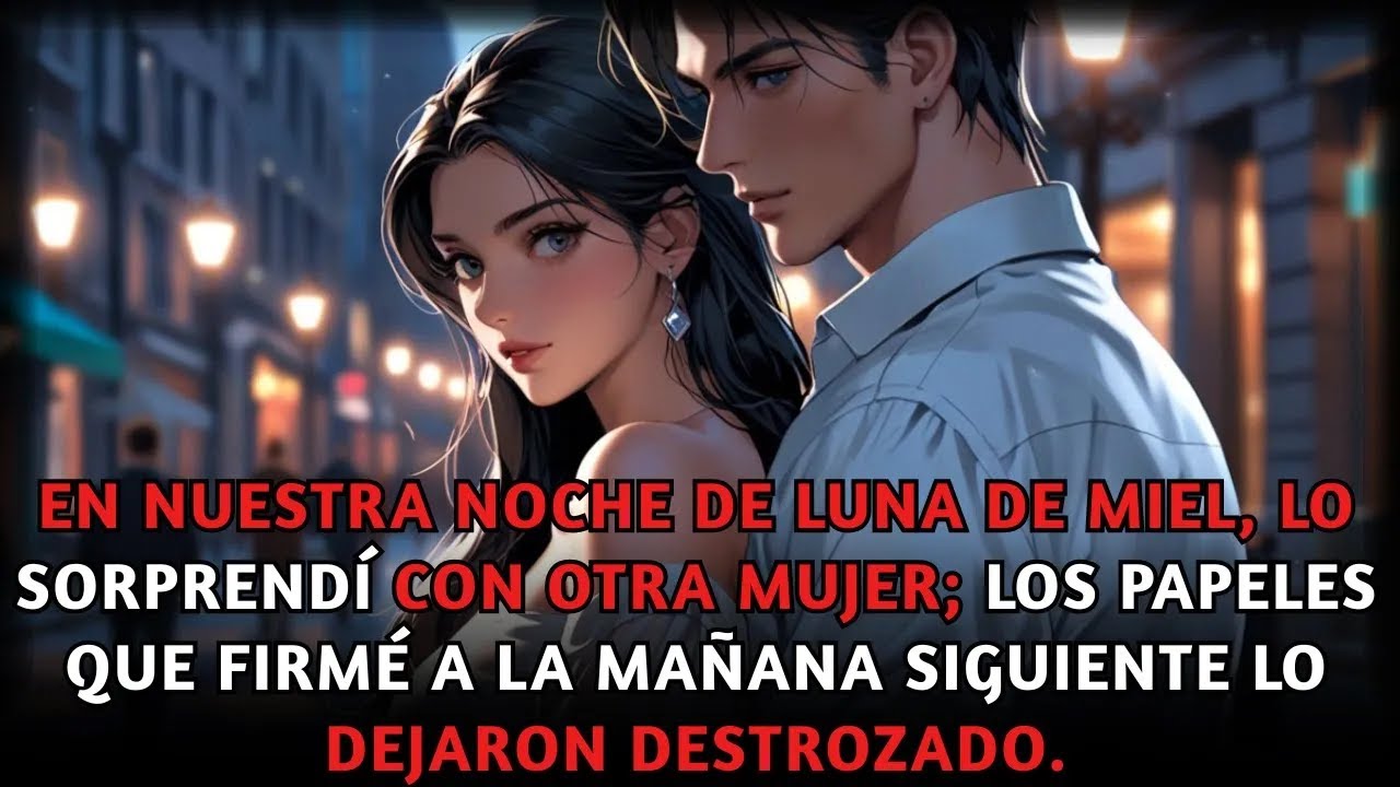 En la luna de miel lo sorprendí con otra; al amanecer firmé el divorcio y él quedó totalmente roto