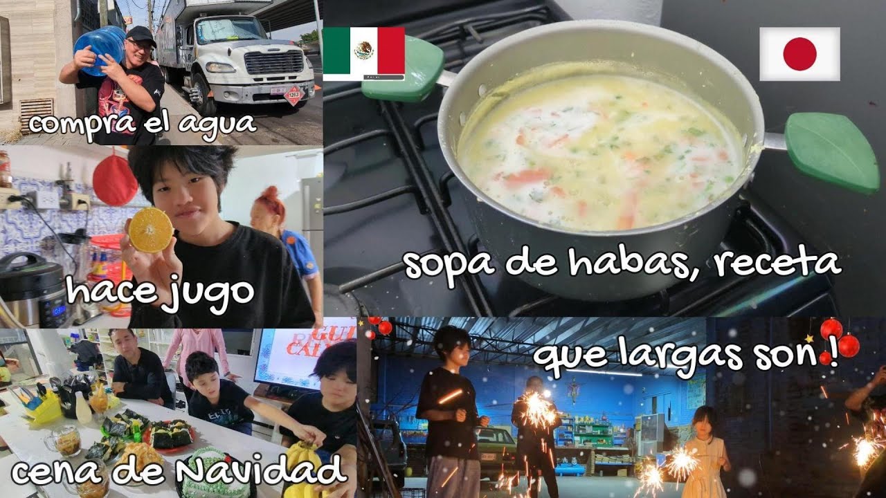 festejamos la Navidad+juego inesperado por mi familia