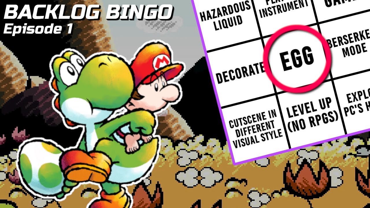 I created the ultimate backlog challenge | Backlog Bingo #1