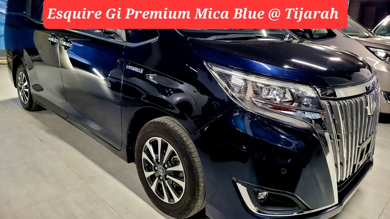 Toyota Esquire Gi Premium HV Mica blue 2018. Import by Tijarah Motors Ltd, Dhaka, Call 01733015114