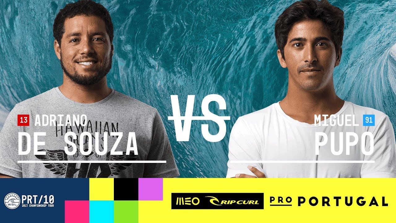 Adriano de Souza vs. Miguel Pupo - Round Three, Heat 10 - MEO Rip Curl Pro Portugal 2017