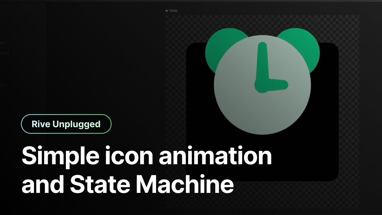 Let's animate a clock icon with Rive