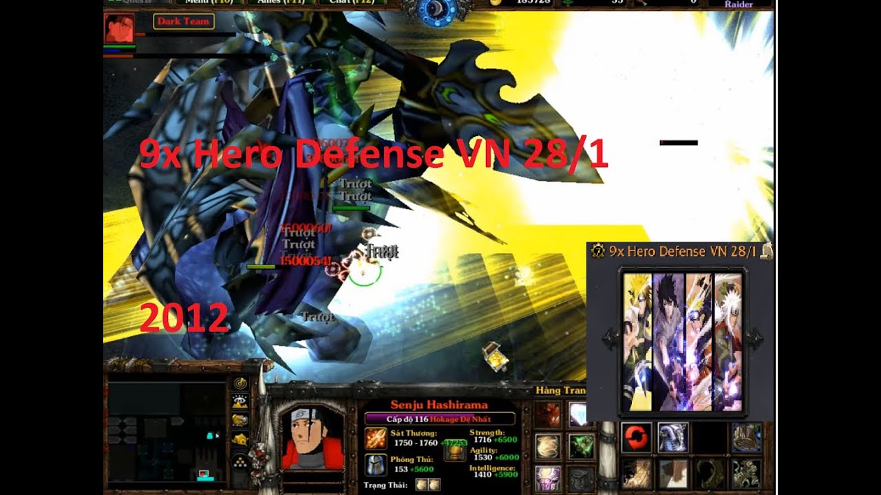 Warcraft 3 : 9x Hero Defense VN 29/11 ( bản 2012 )