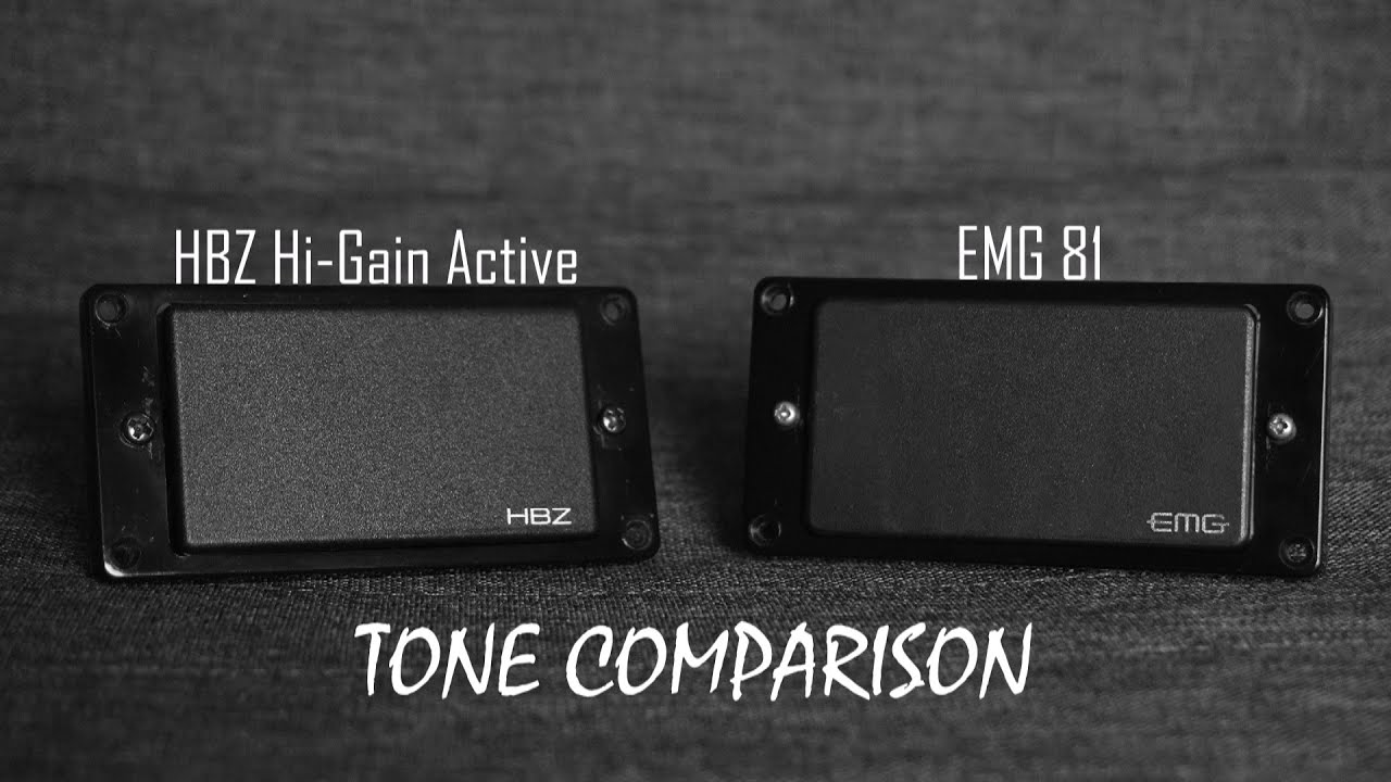 EMG vs HBZ | Active Pickup Tone Comparison | Harley Benton Extreme-84