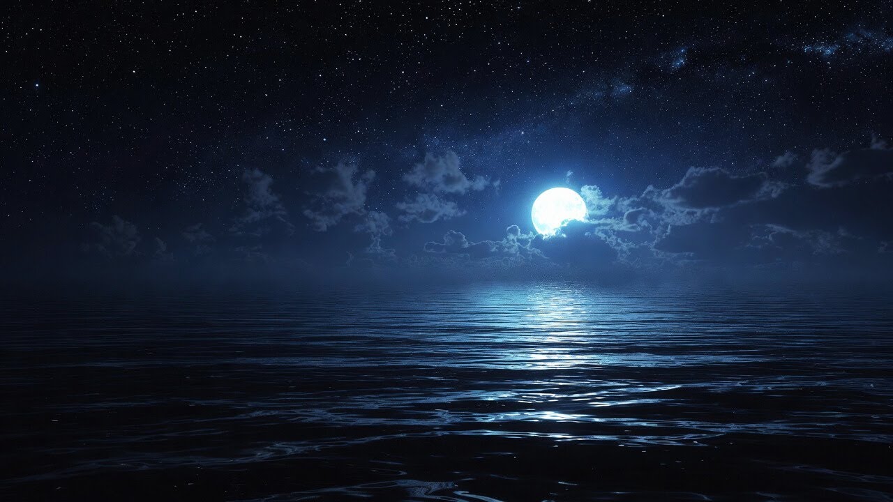 Moonlit Lake 🌌 1 Hour | Deep Sleep & Cinematic Ambient Music