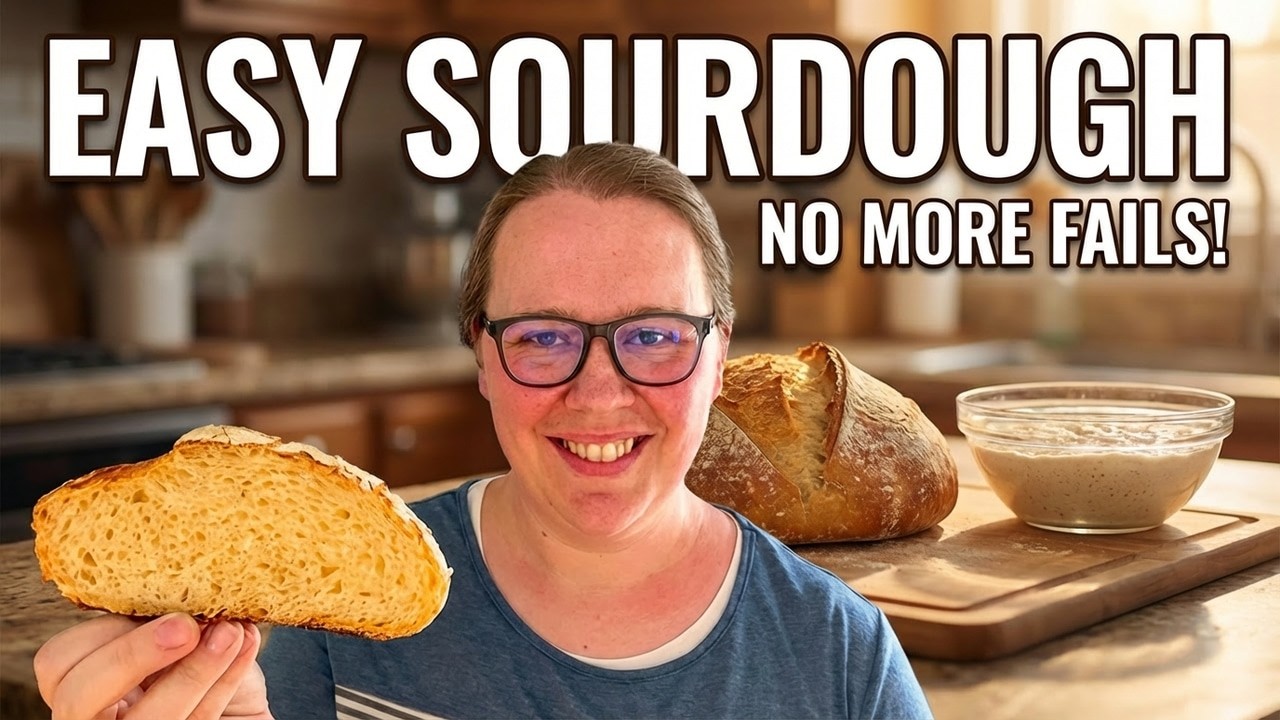 The SECRET to Making Sourdough Bread Without the HASSLE (Lazy Sourdough)