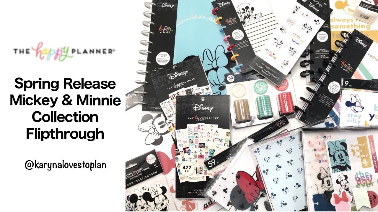 The Happy Planner Spring Release | Mickey & Minnie Collection