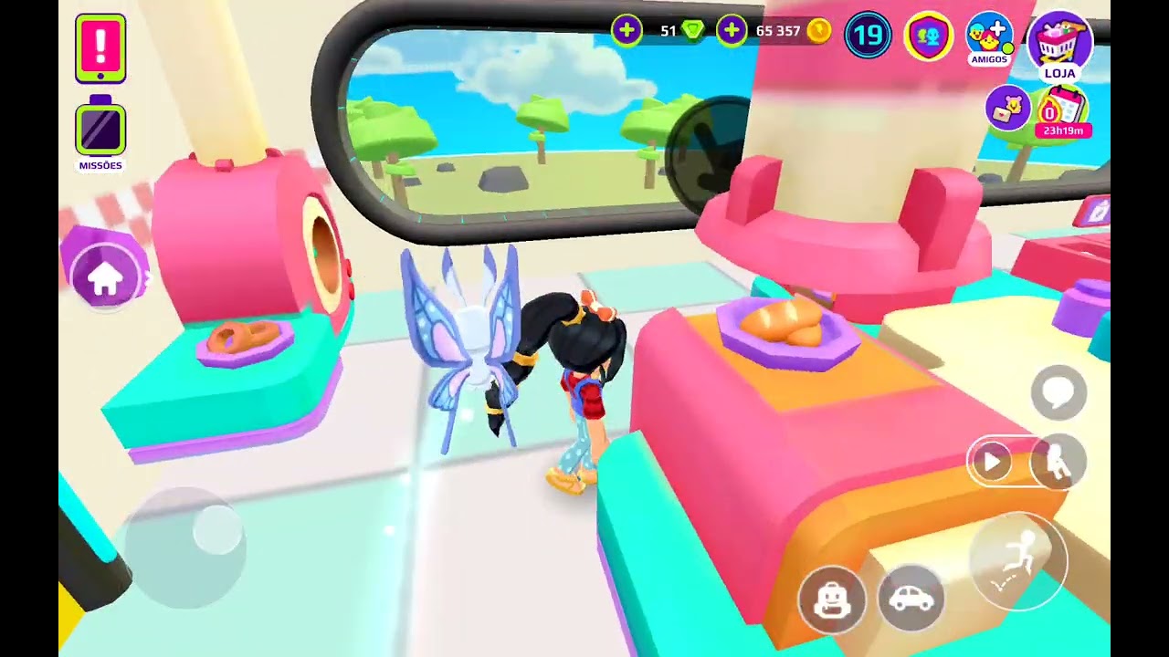 Jogando pkxd virei jasmim 