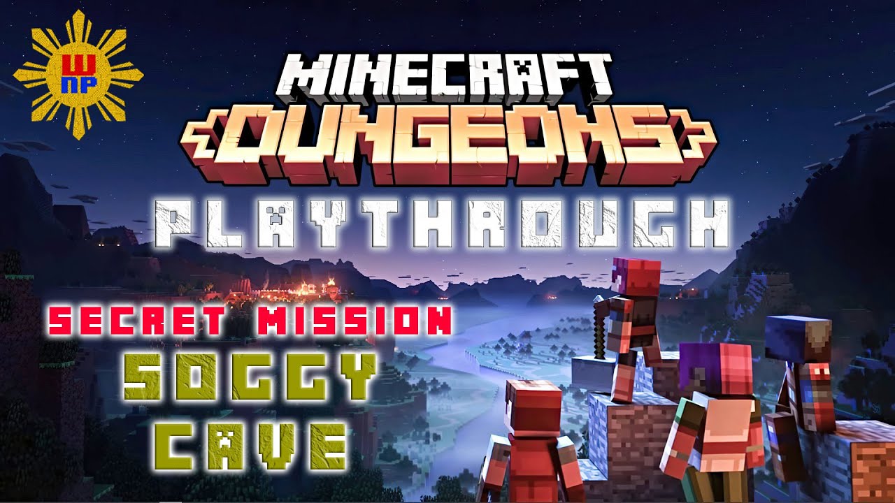 Minecraft Dungeons Playthrough  - Soggy Cave (Secret mission)