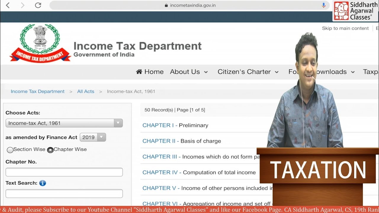 Income Tax Introduction Class (Basics - 1) | Siddharth Agarwal