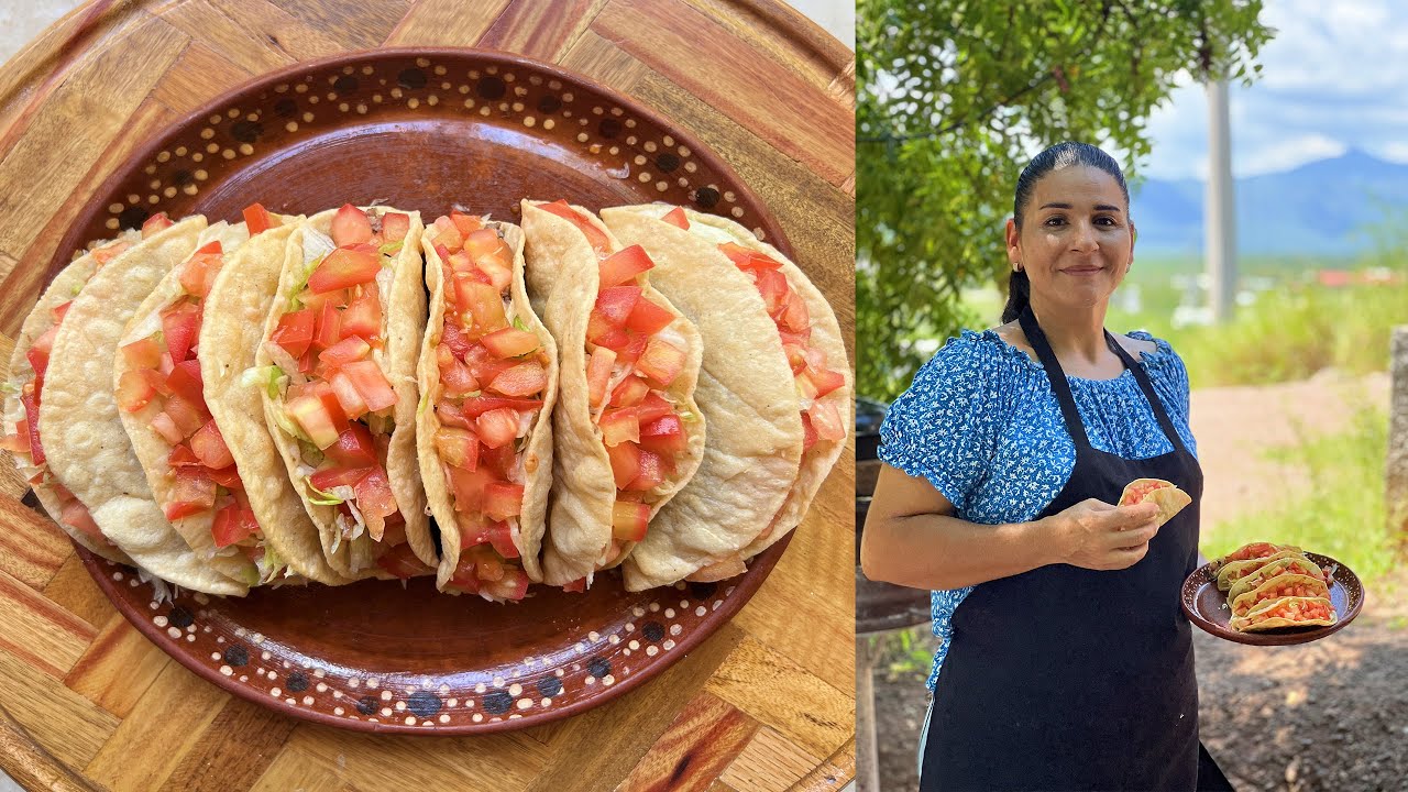 Tacos Dorados y Sopa Calduda - Receta  Sonorense Tradicional
