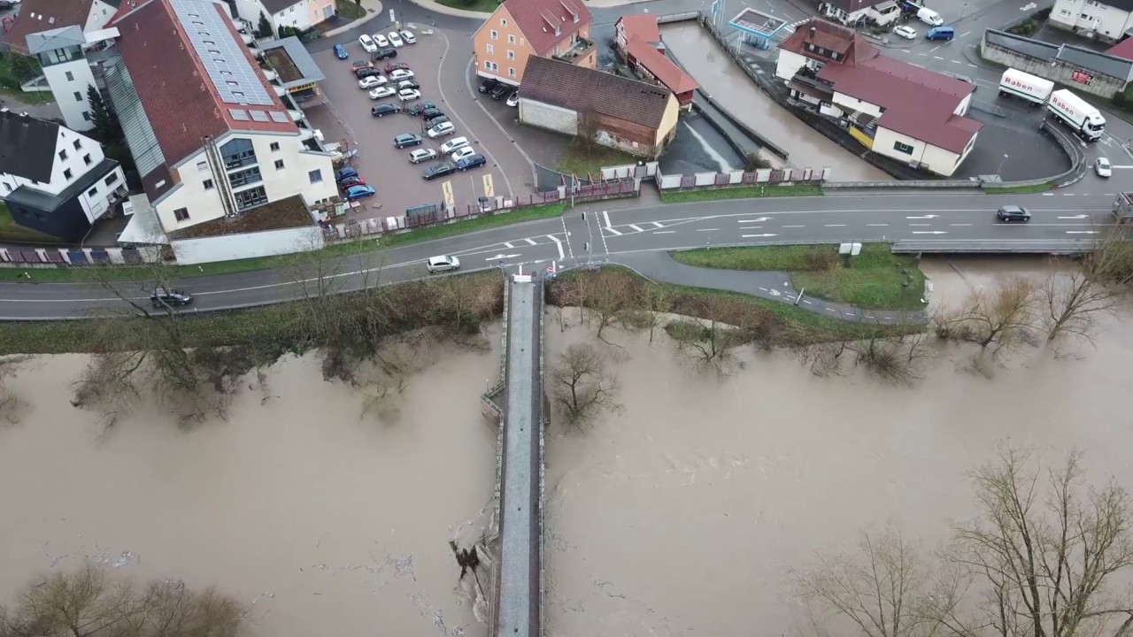 Hochwasser Neuenstadt a. Kocher  5. Januar 2018