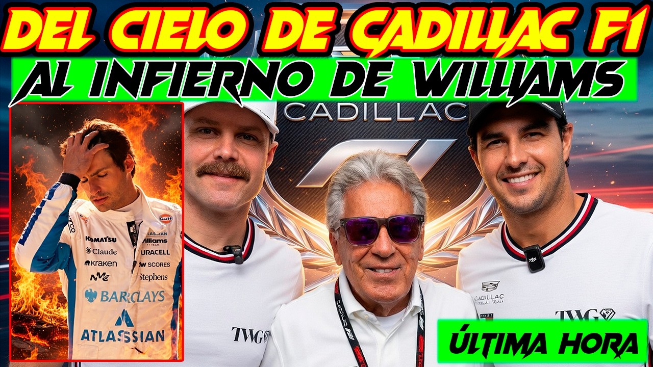 CADILLAC F1  Y CHECO PASO ADELANTE EN DECLARACIONES DE ANDRETTI Y FERRARI, PERO WILLIAMS APUNTA BAJO