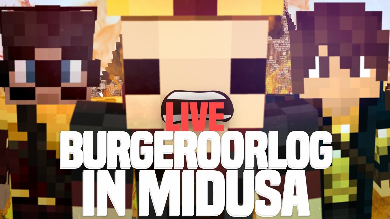 BURGEROORLOG IN MIDUSA!! LIVE KINGDOM!