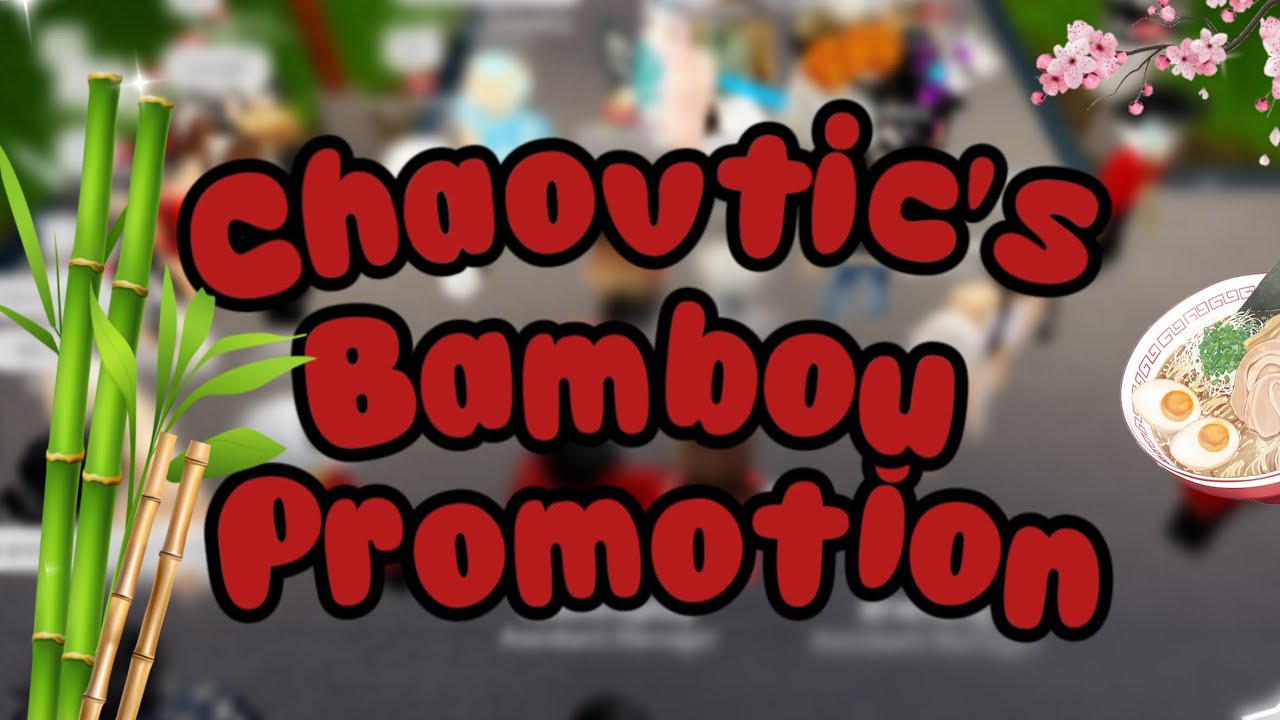 Bambou | chaovtic’s Staff Intern promotion! (ROBLOX) 