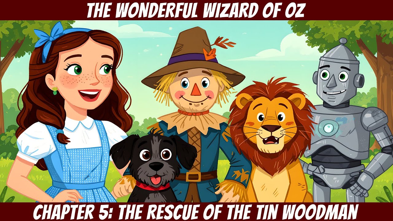 The Wonderful Wizard Of Oz: Chapter 5 - The Rescue of the Tin Woodman | Calming Sleep Story