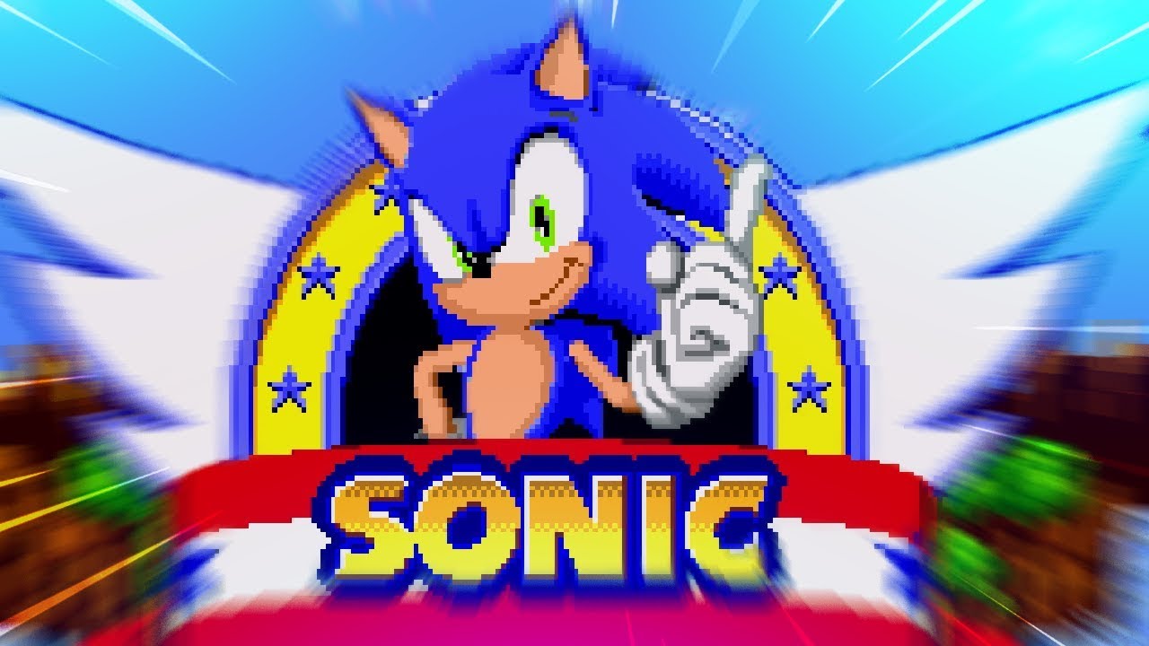 Sonic 1 lookin' a lot more like Sonic 4!