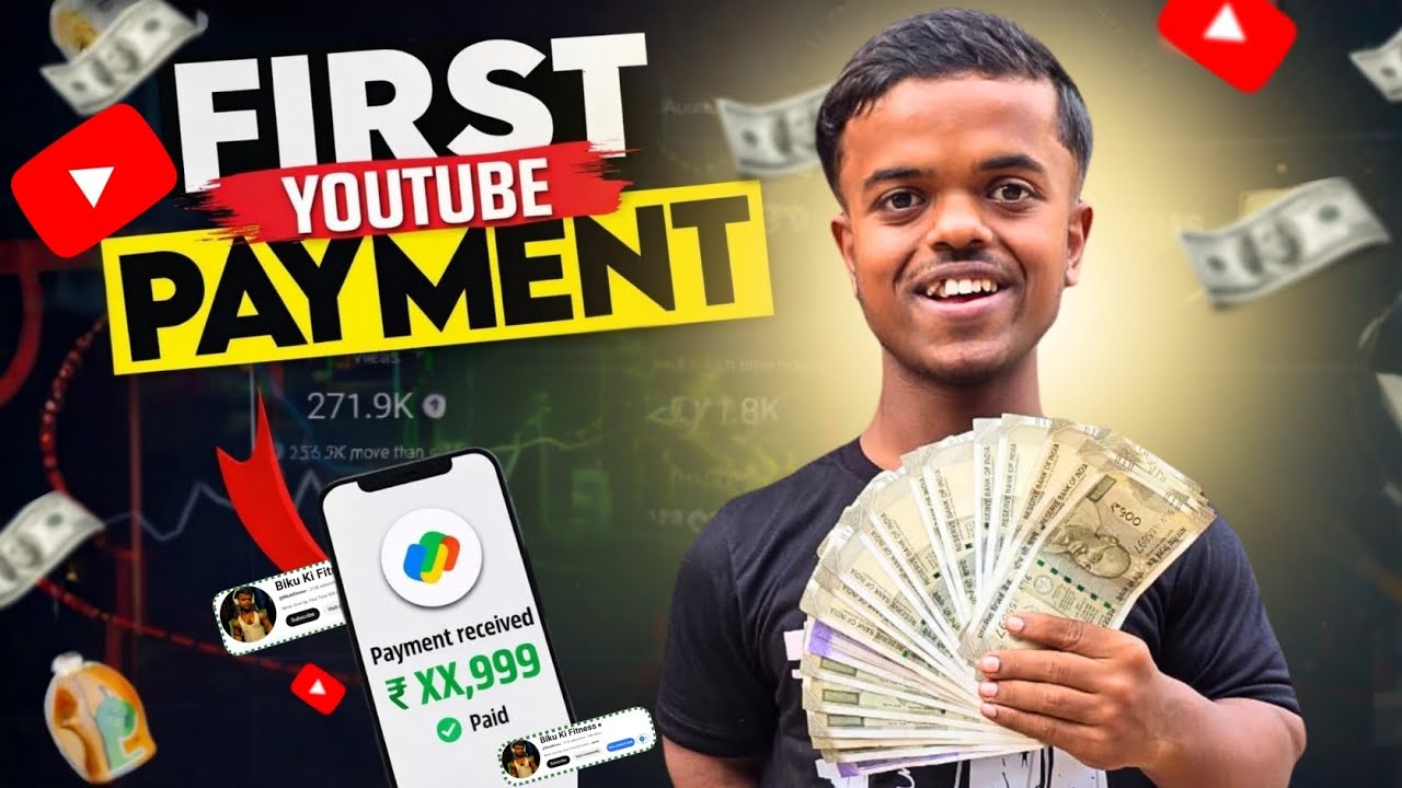 Youtube Se Pehla Payment Mil Gaya💲|First Youtube Adsense Payment Receive How Much I Earned 💰