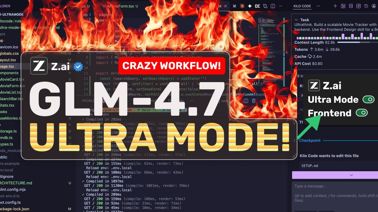 GLM-4.7 + KingMode + Frontend Skill: This SIMPLE TRICK makes GLM-4.7 - A BEAST!