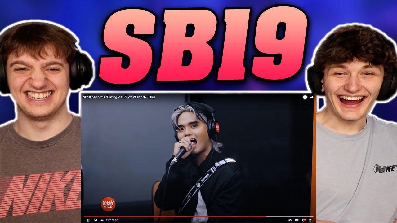 SB19 - 'Bazinga' LIVE on Wish 107.5 Bus REACTION!!