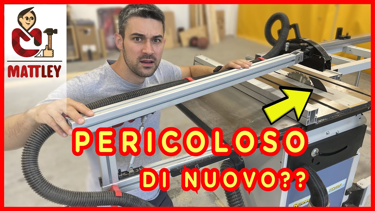 Ho ELABORATO il banco sega con un nuovo coltello separatore e...