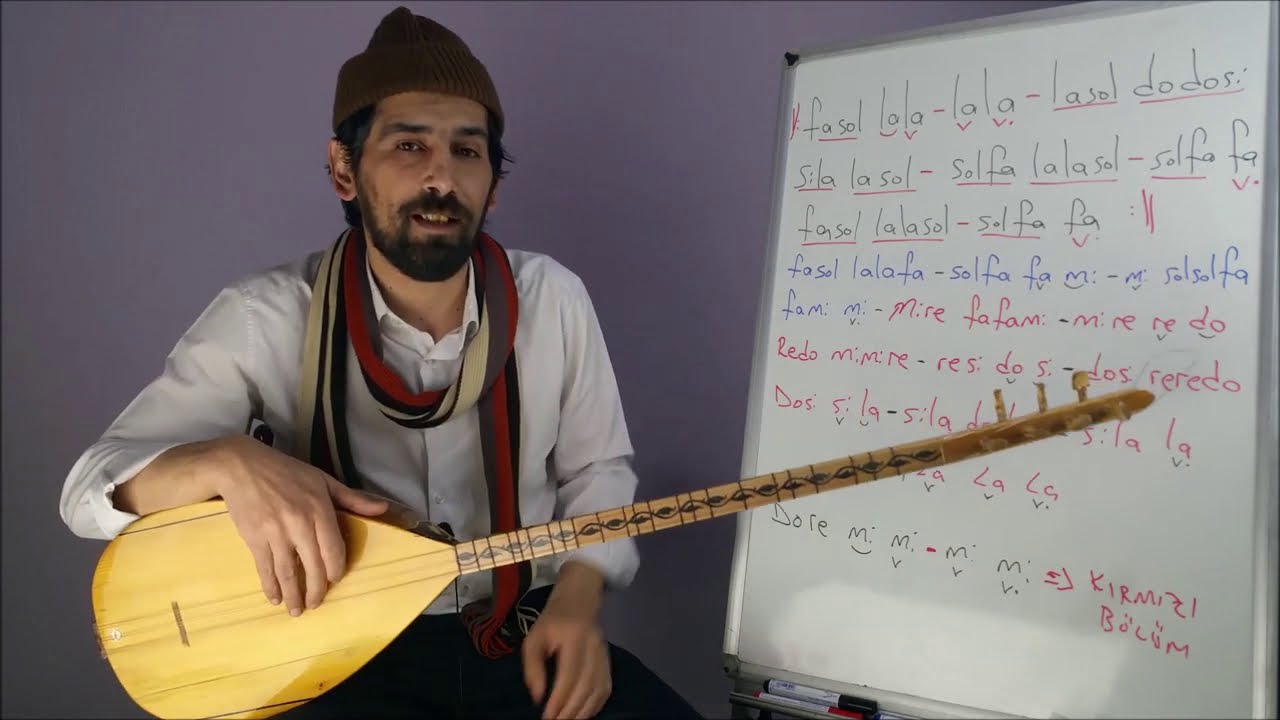 Bilmem Ağlasam mı ( Mahzuni Şerif Yiğit Muhtaç Olmuş ) Uzun Sap Bağlama Solfej Dersi - Ahmet SARI