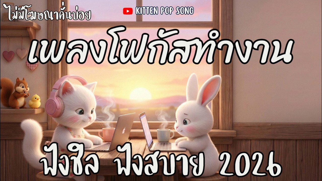 𝐏𝐥𝐚𝐲𝐥𝐢𝐬𝐭 — เจ้าเหมียวชวนฟัง | รวมเพลง ฟังทำงาน เปิดร้านกาแฟ ไม่มีโฆษณา 2026