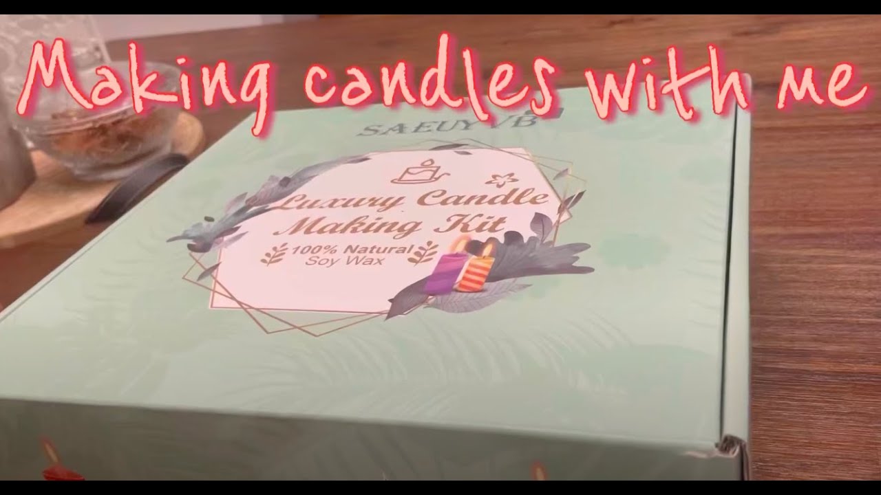 Making candles with me, Amazon candle making kit